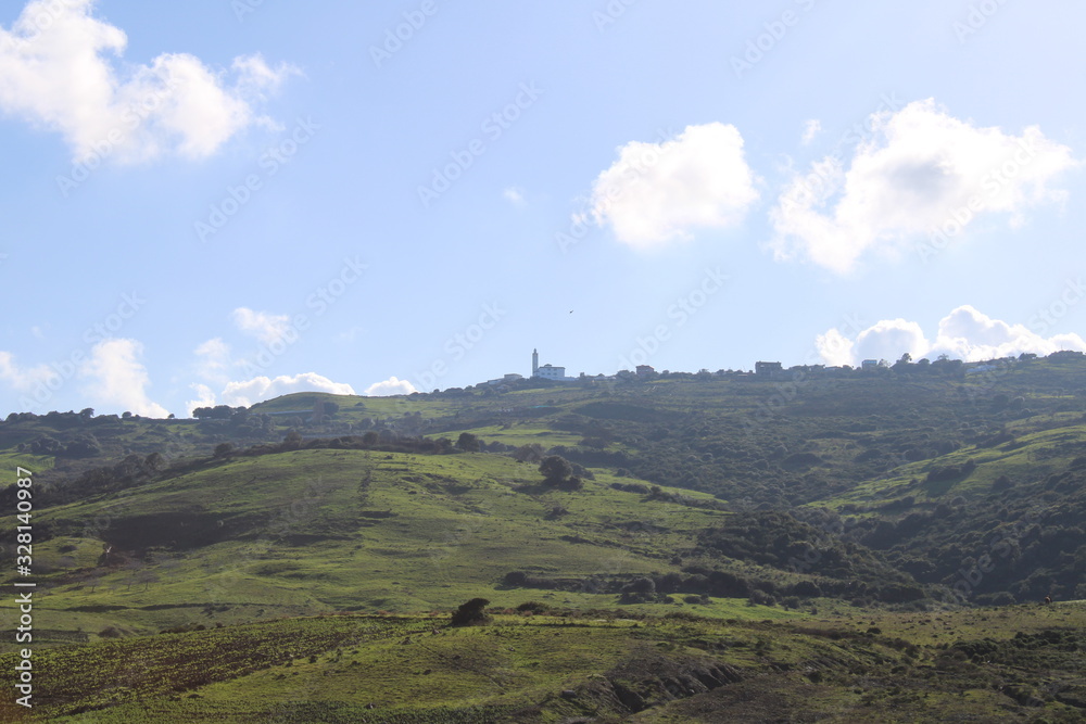 Naklejka premium panorama of mountains