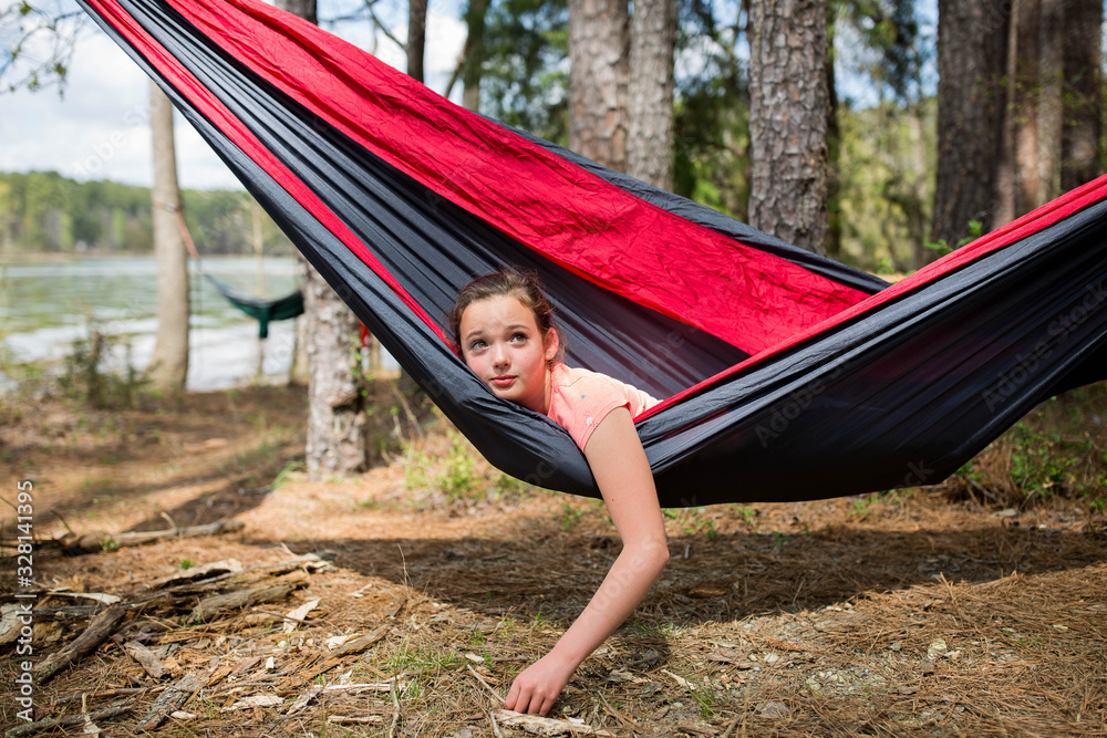 A Girl In A Hammock