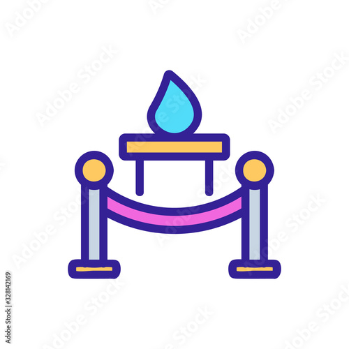 Popular expat icon vector. Thin line sign. Isolated contour symbol illustration