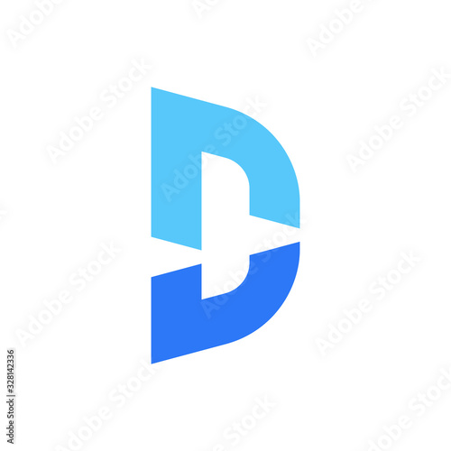 Free Download Letter D logo. Icon design. Template elements - vector sign - GFXLoad