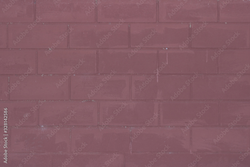 Obraz premium Background of red brick wall pattern texture. Great for graffiti inscriptions.