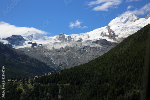 Europäische Alpen im Saastal. Schweiz