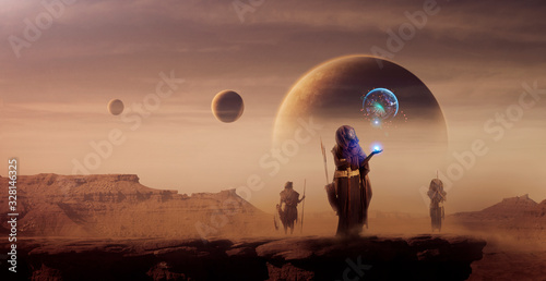 discovering futuristic worlds - Afrofuturism photo