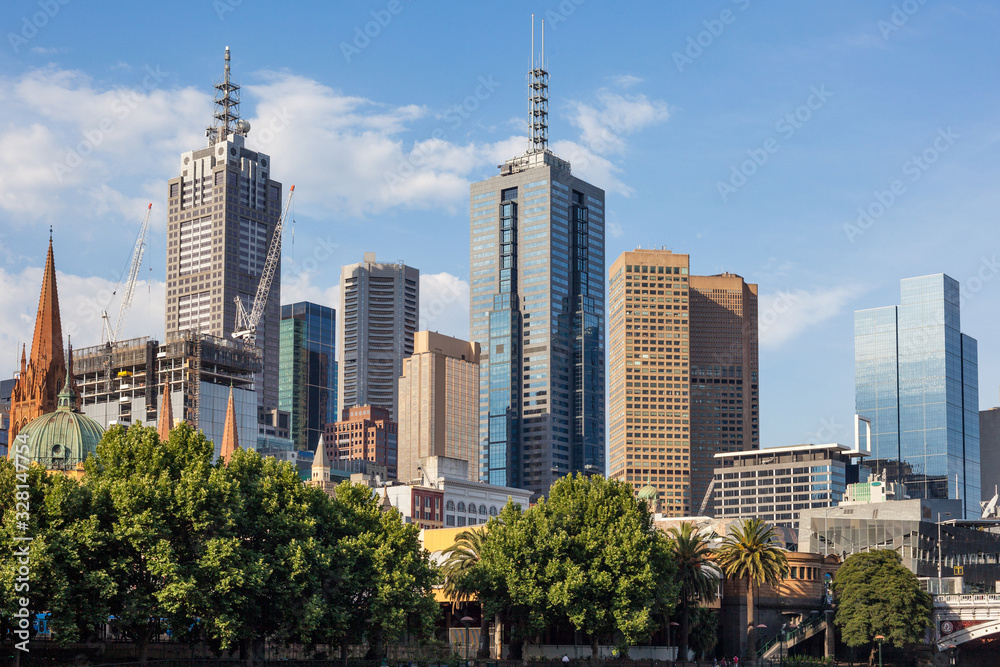 Melbourne City central cbd high-rise buildings Melbourne City central cbd high-rise buildings