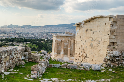 Ruins of Parthenon on the Acropolis - 447 BC - in Athens, Greece
