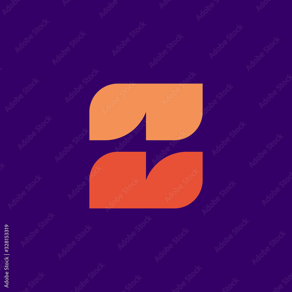 Fototapeta premium Colorful abstract logo. Icon design. Template elements - vector sign