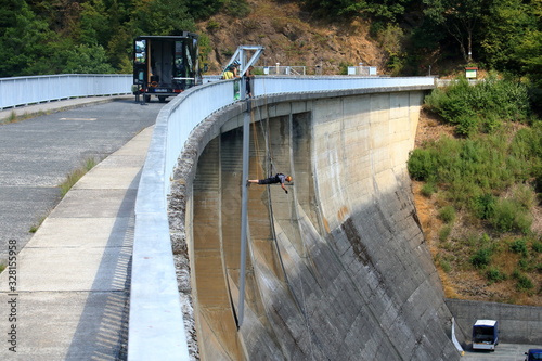 Wendefurth dam and reservoir in Germany photo