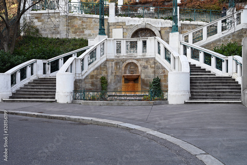 Strudlhofstiege an old staircase in Vienna photo