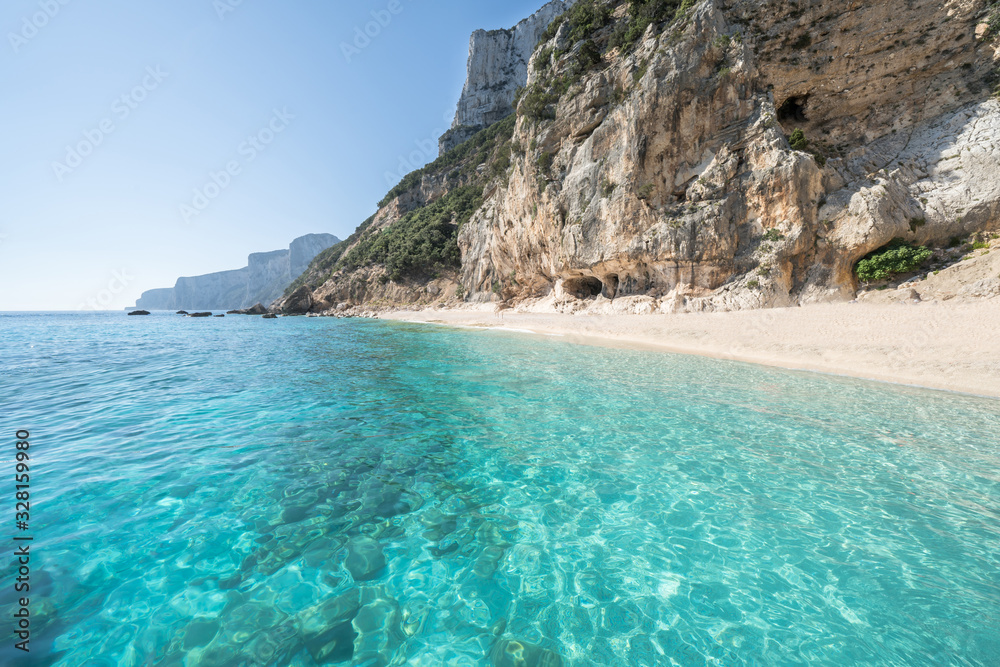 Fototapeta premium Cala Gabbiani beach, Sardinia, Italy