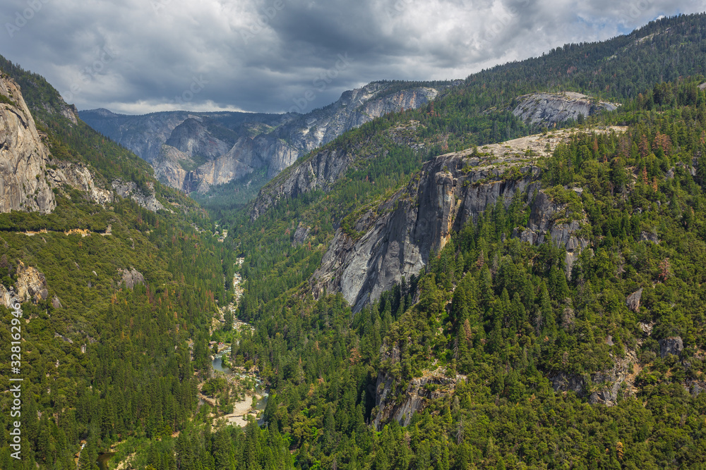 View of the Sierra Nevada mountain, California, USA.
