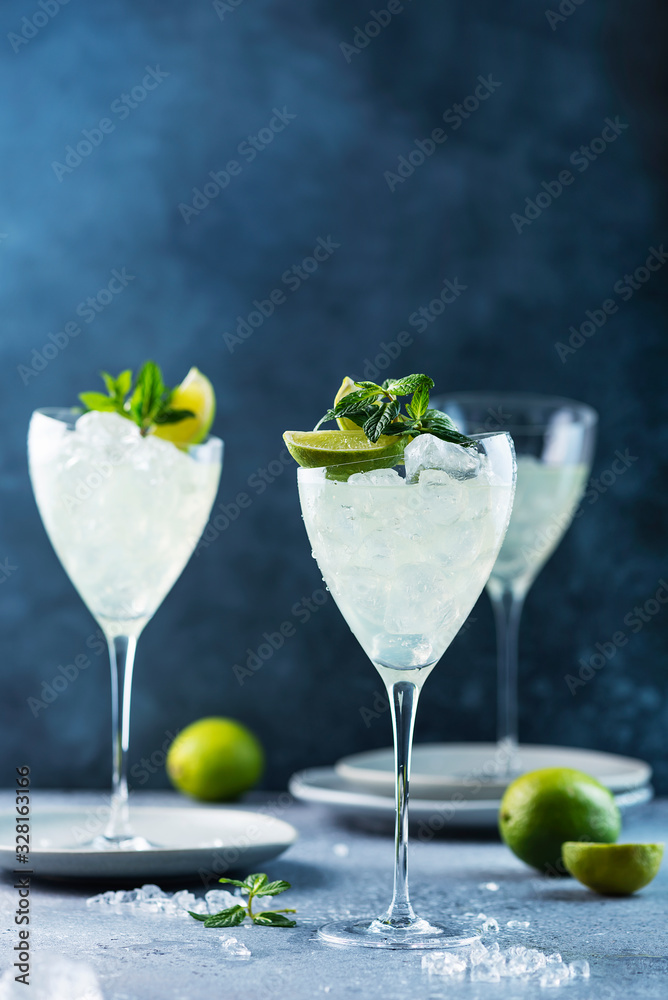 Summer cocktail mojito