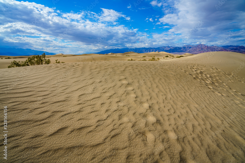 mesquite flat sand dunes in death valley, california, usa mesquite flat sand dunes in death valley, california, usa