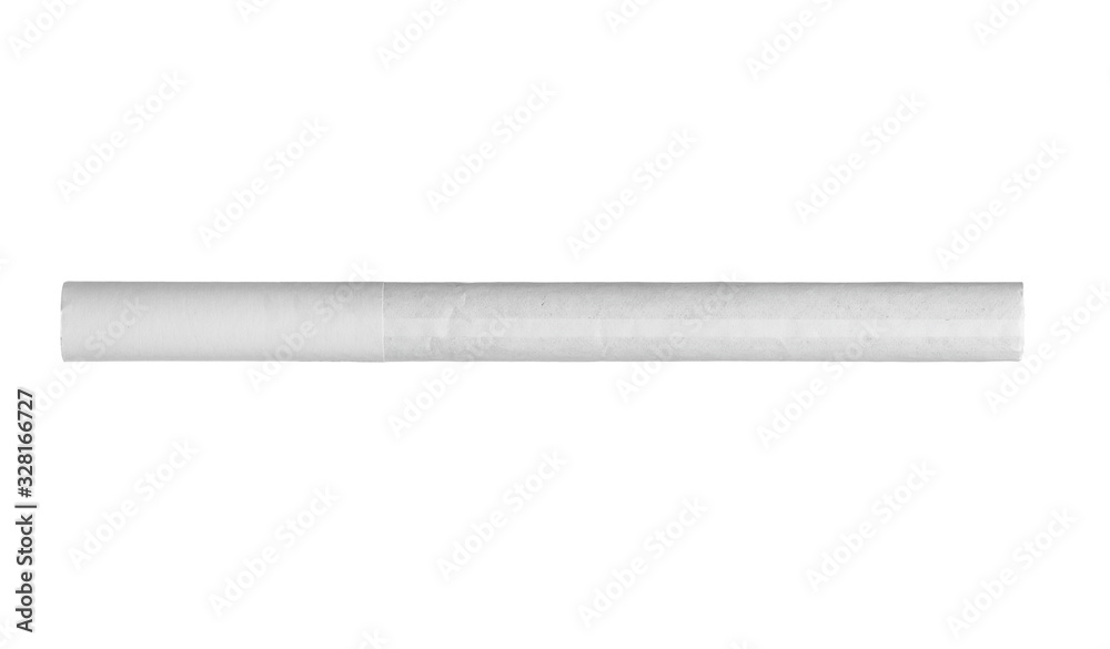 Cigarette macro isolated on white background Cigarette macro isolated on white background