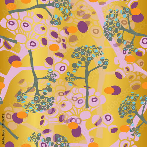 Sunny Day-Flowers in Bloom seamless repeat pattern in pink,purple,green,blue yellow and orange.Multi layer buds design in pink,purple,green,blue and orange.Perfect for fabric,scrapbook,wallpaper.