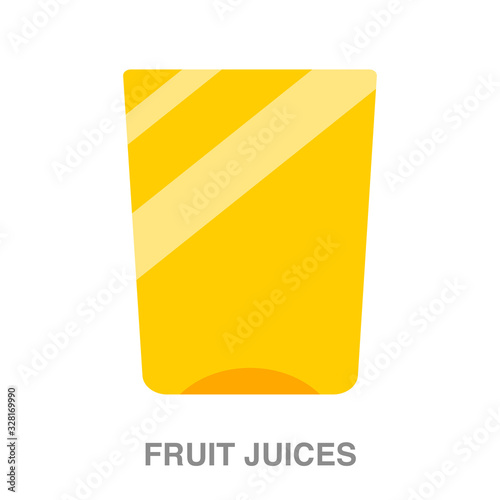 orange fruit juice flat icon on white transparent background. You can be used black ant icon for several purposes. 