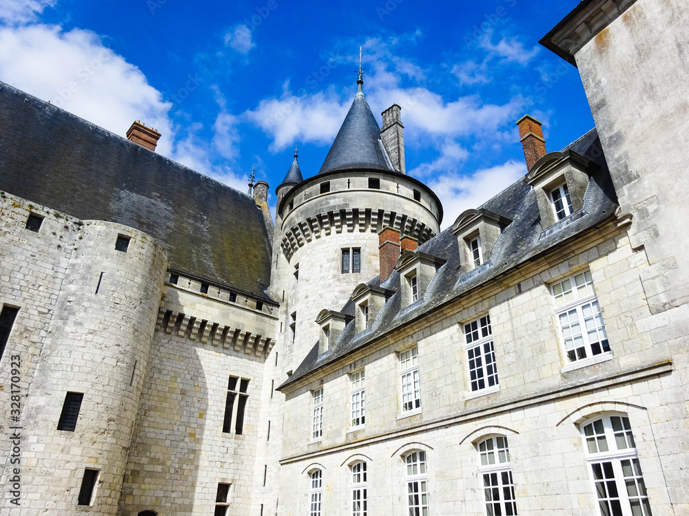 Castle in Loire France