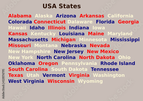 states of USA