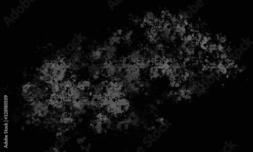 Grey splatter dark mode background