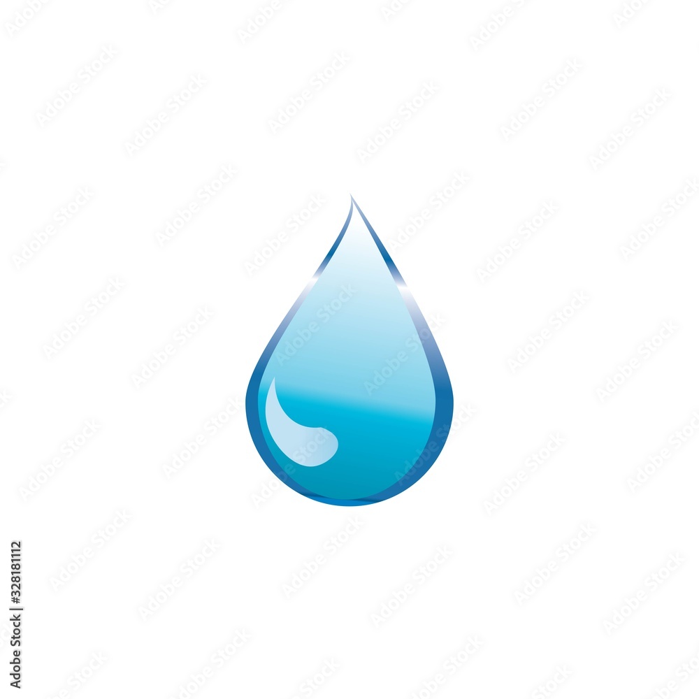 Water Icon Logo Template Water Icon Logo Template