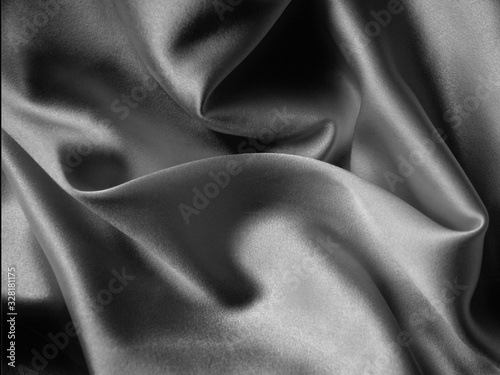 Silver background texture silk wave