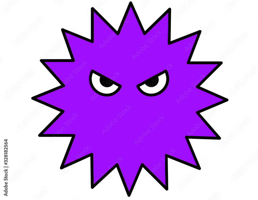 ばい菌目(紫色)