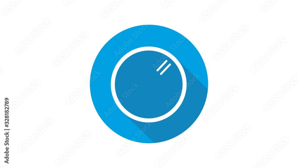 Blue motion graphic icon animation mirror Blue motion graphic icon animation mirror