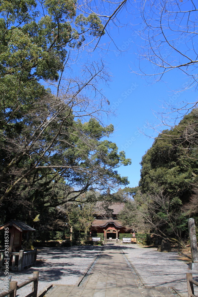 Fototapeta premium 多久市の多久聖廟
