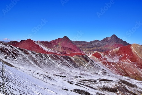 Vinicunca Rainbow Mountain , Peru 