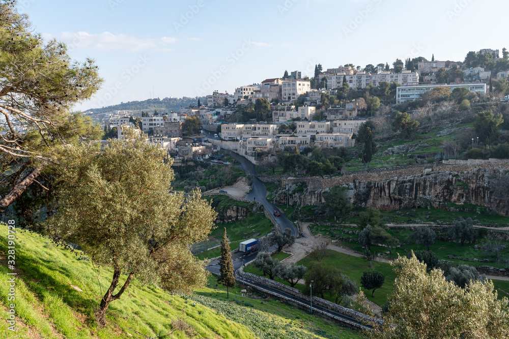 The western outskirts of Jerusalem