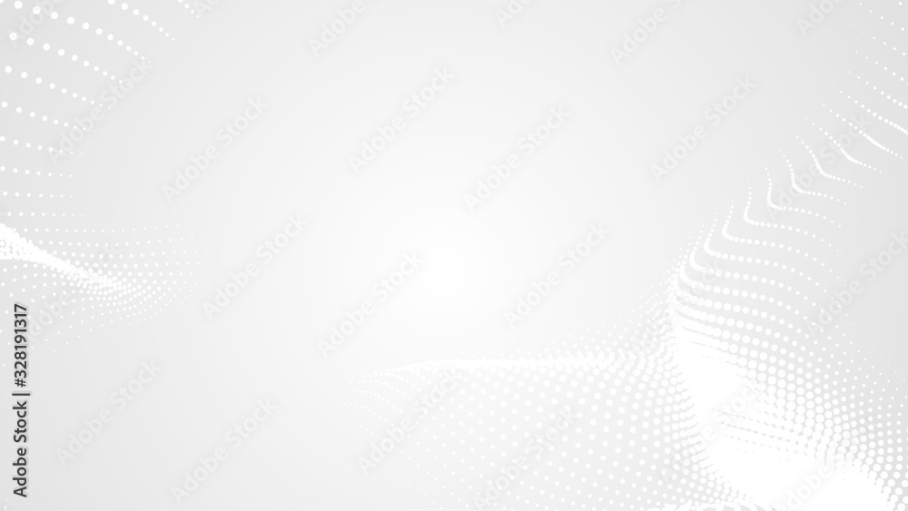 Dot white gray wave light technology texture background. Abstract big data digital concept. 3d rendering. Dot white gray wave light technology texture background. Abstract big data digital concept. 3d rendering.