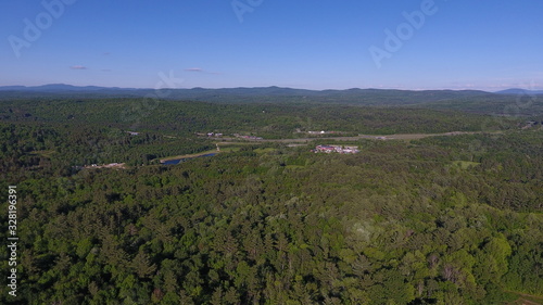 Aerial view of Grantham, NH