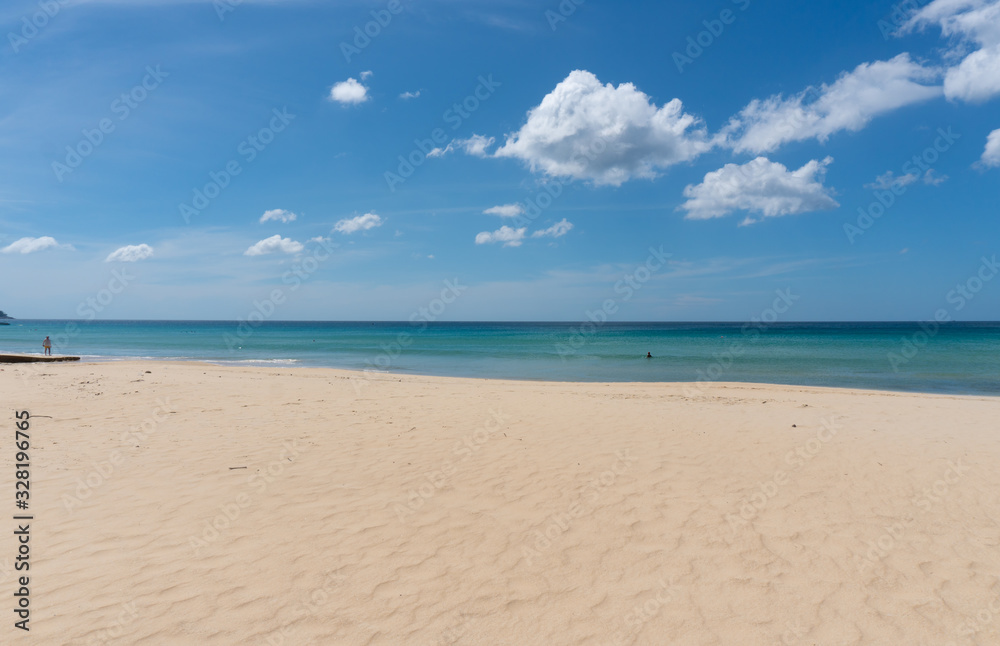 beach with sky