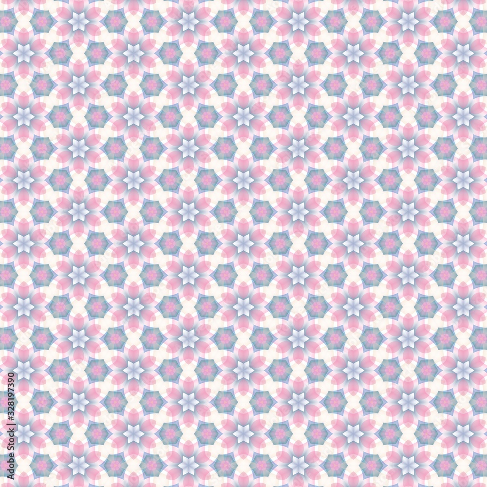 Abstract Seamless Pattern With Abstract Geometric retro Style. Background for printing on paper, wallpaper, covers, textiles, fabrics, for decoration, decoupage, scrapbook and other.