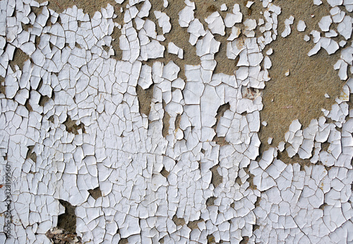 Abstract image created by old peeling paint...on concrete wall -Victoria Australia