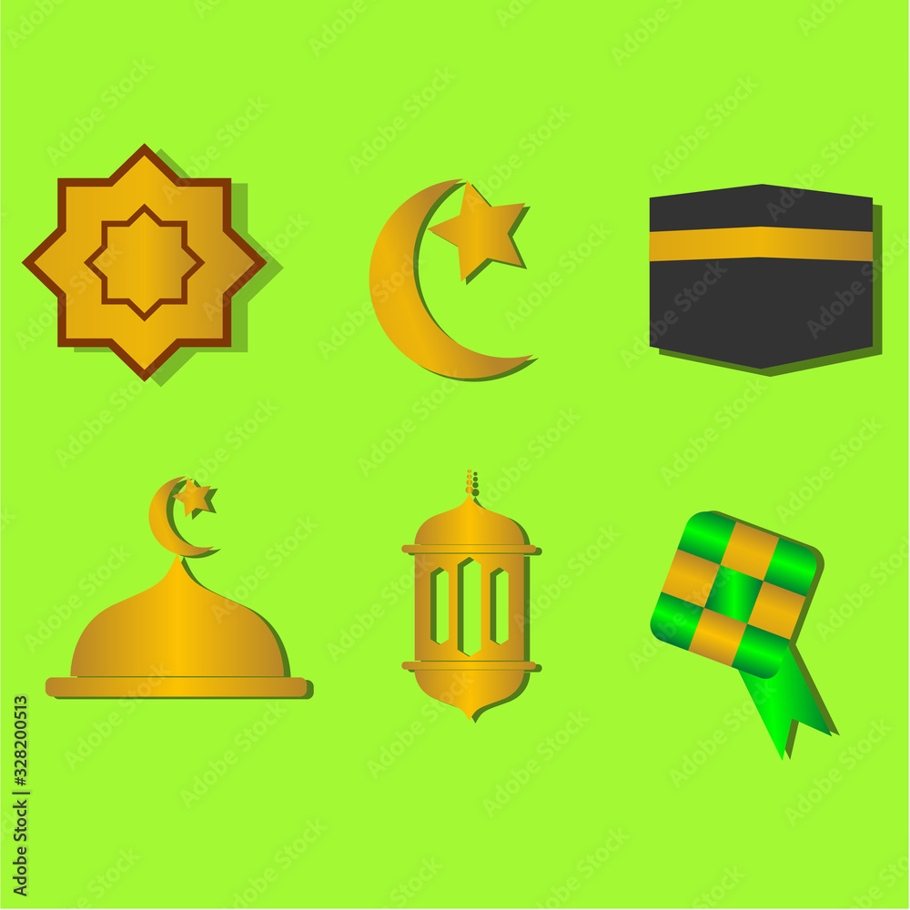 set of ramadan icon set of ramadan icon