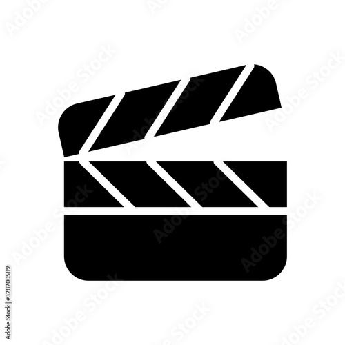 clapper icon vector template