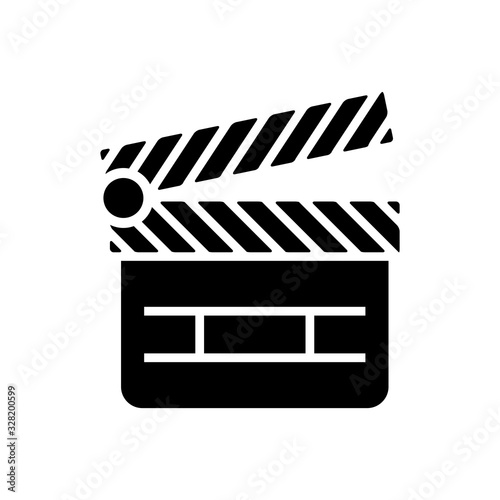 clapper icon vector template