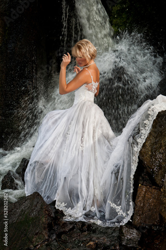 Young Bride On A River