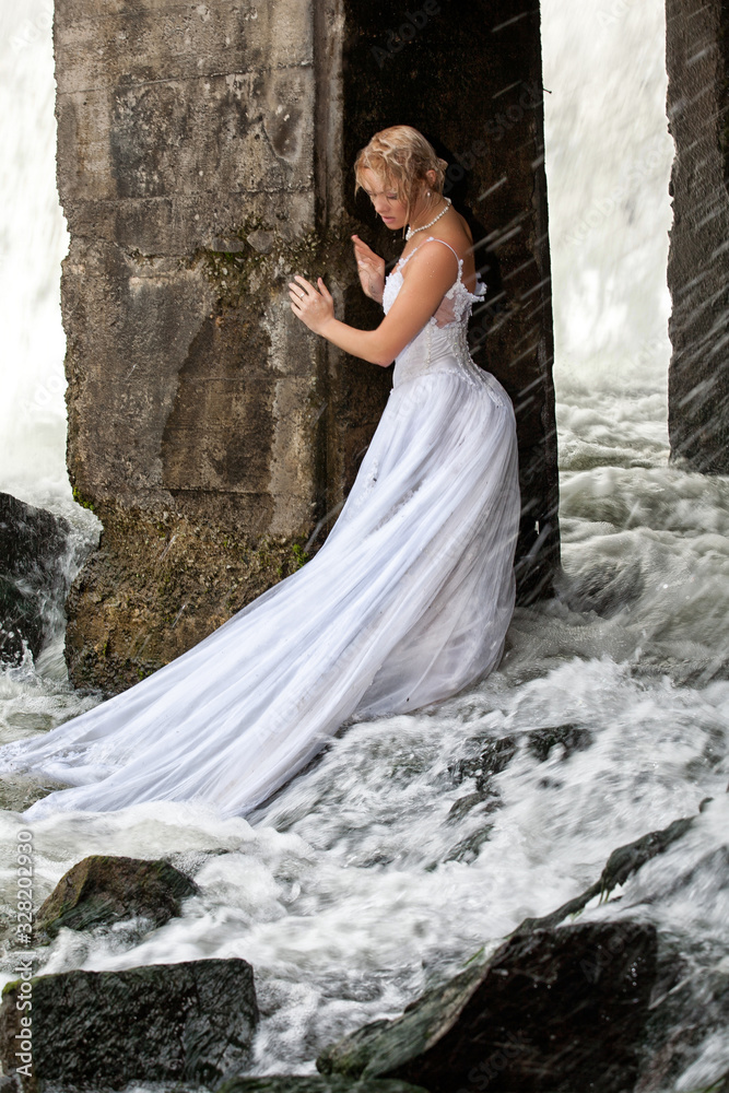 Young Bride On A River Young Bride On A River