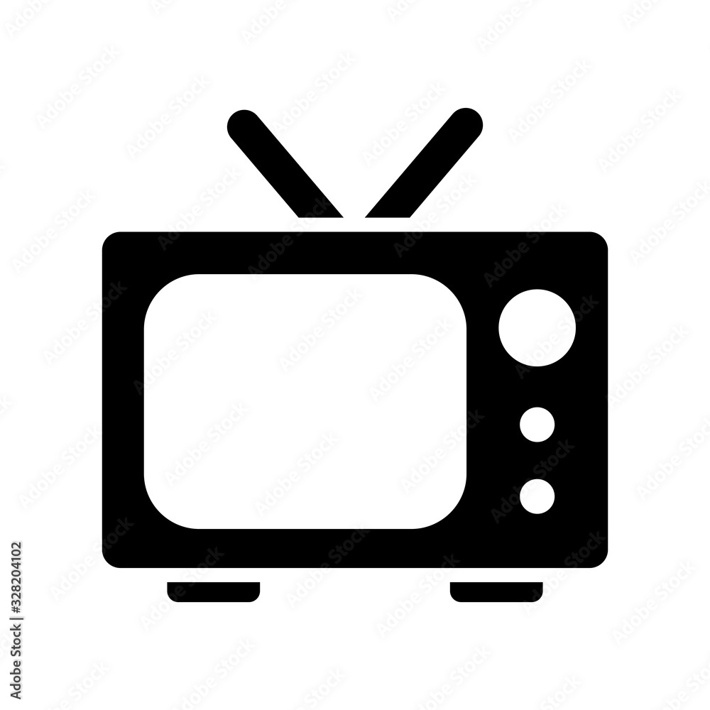 television icon vector template television icon vector template