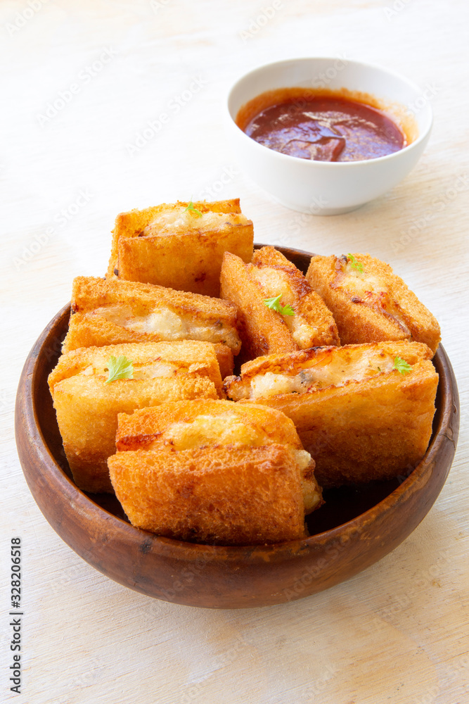 Crispy Chinese Shrimp Toast Crispy Chinese Shrimp Toast
