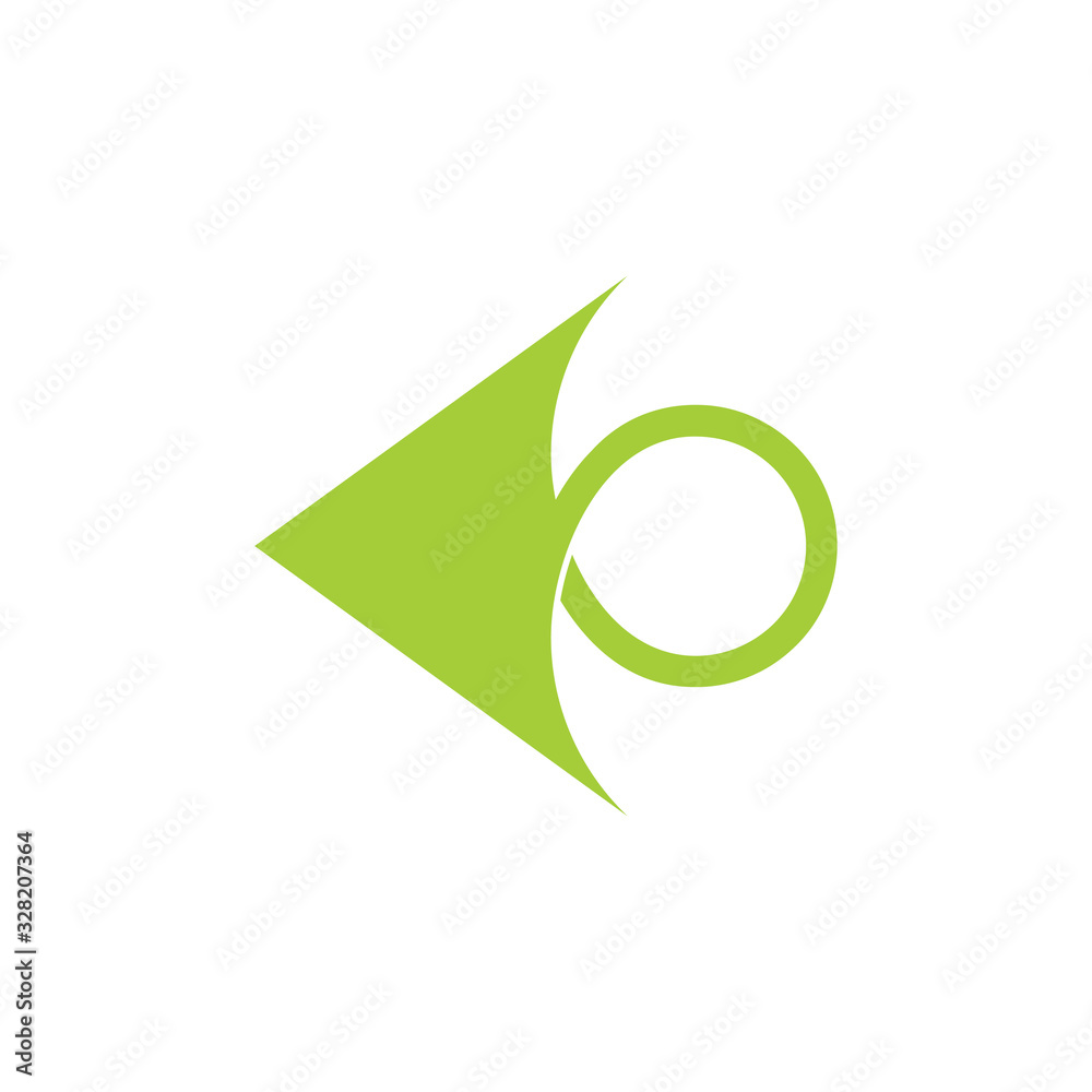 abstract arrow loop line logo vector abstract arrow loop line logo vector