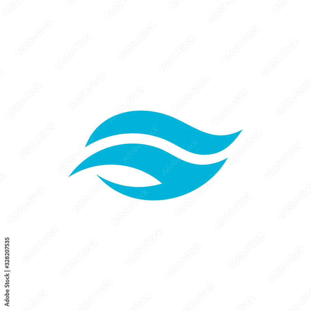 abstract letter g curves blue wave geometric logo vector abstract letter g curves blue wave geometric logo vector