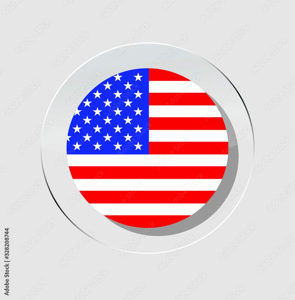 United Kingdom flag circle icon with a white background United Kingdom flag circle icon with a white background