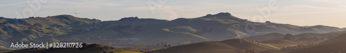 Wallpaper Mural Landscape of a small town under the mountains Torontodigital.ca