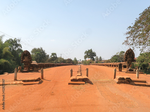 Preah Tis Bridge​ in Kampong Kdei photo