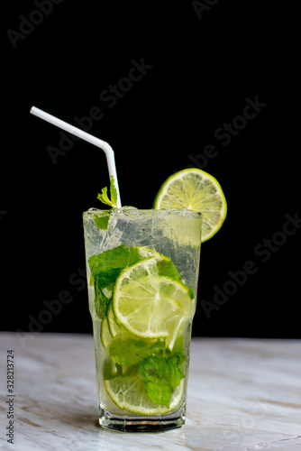Lime juice soft drink for Healthy