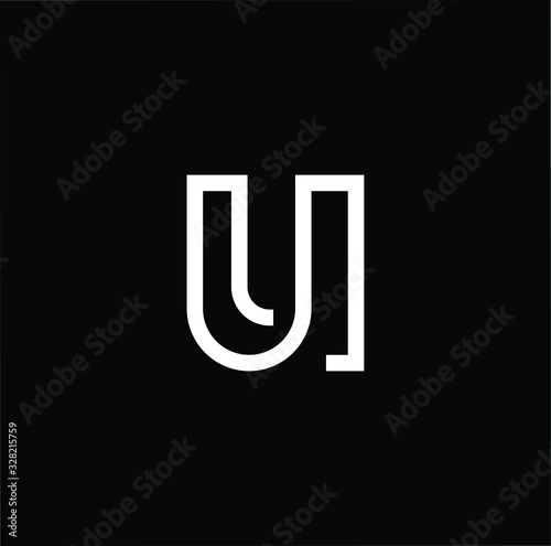 Initial based modern and minimal Logo. U UU letter trendy fonts monogram icon symbol. Universal professional elegant luxury alphabet vector design