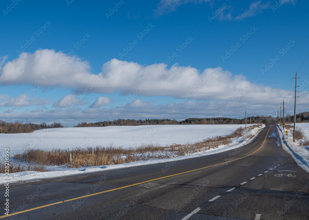 road in winter