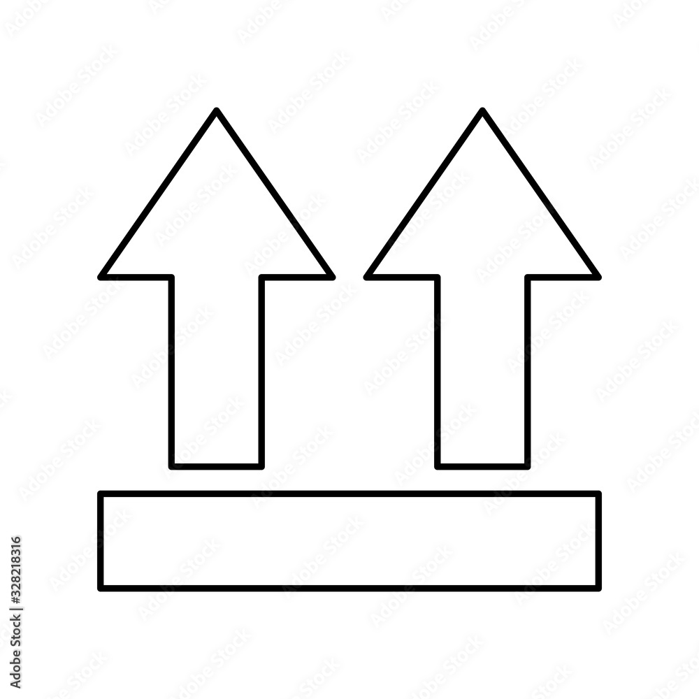 Isolated delivery arrows vector design Isolated delivery arrows vector design
